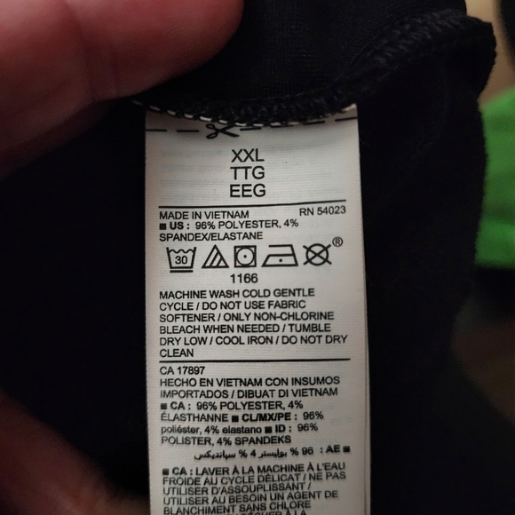 Old Navy Active Cowl Neck Mock Turtleneck Pullover Black Sweatshirt Women's 2XL - Picture 7 of 7